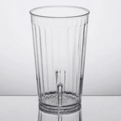 GET Enterprises GET 8820-1-CL Spektrum 20 Oz. Clear Customizable SAN Plastic Tumbler - 72/Case -Acopa shop 1009027
