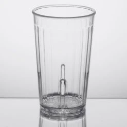 GET Enterprises GET 8810-1-CL Spektrum 10 Oz. Clear Customizable SAN Plastic Tumbler - 72/Case -Acopa shop 1009170