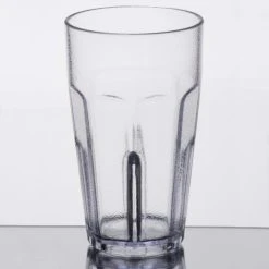 GET Enterprises GET 9921-1-CL Bahama 20 Oz. Clear Customizable SAN Plastic Pebbled Tumbler - 72/Case 3 GET Enterprises GET 9921-1-CL Bahama 20 Oz. Clear Customizable SAN Plastic Pebbled Tumbler - 72/Case -Acopa shop 1028838