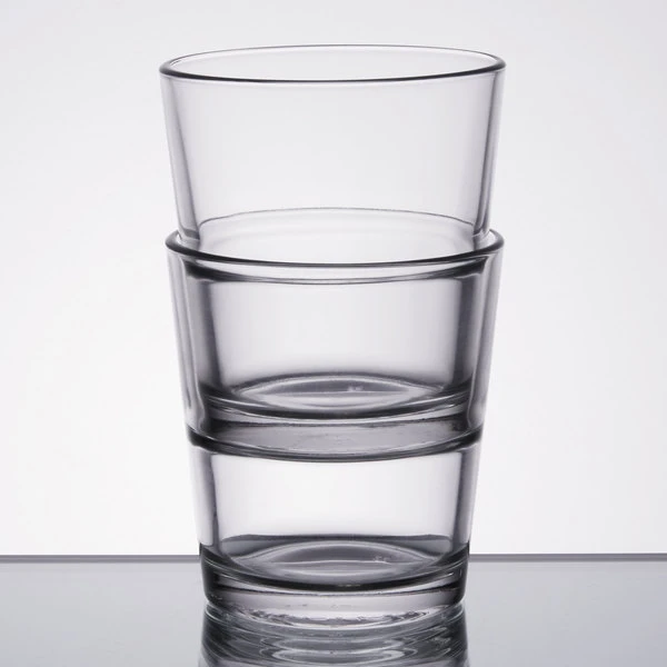 Libbey 15769 Restaurant Basics 12 Oz. Customizable Stackable Rocks / Double Old Fashioned Glass - 24/Case 3 Libbey 15769 Restaurant Basics 12 Oz. Customizable Stackable Rocks / Double Old Fashioned Glass - 24/Case - Image 3