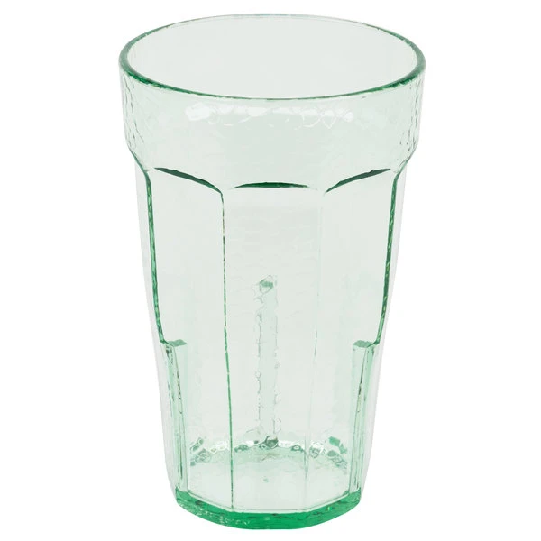 Cambro LT14427 Laguna 14 Oz. Spanish Green Customizable SAN Plastic Tumbler - 36/Case 2 Cambro LT14427 Laguna 14 Oz. Spanish Green Customizable SAN Plastic Tumbler - 36/Case - Image 2