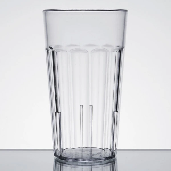 Cambro NT12152 Newport 12.6 Oz. Clear Customizable SAN Plastic Tumbler - 36/Case 2 Cambro NT12152 Newport 12.6 Oz. Clear Customizable SAN Plastic Tumbler - 36/Case - Image 2