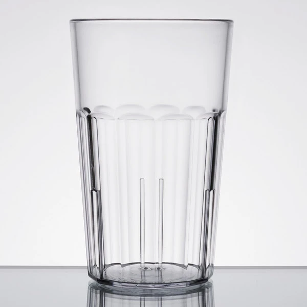 Cambro NT14152 Newport 14 Oz. Clear Customizable SAN Plastic Tumbler - 36/Case 2 Cambro NT14152 Newport 14 Oz. Clear Customizable SAN Plastic Tumbler - 36/Case - Image 2