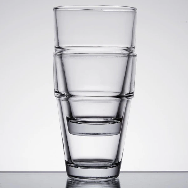 Anchor Hocking 73012 Stackables 12 Oz. Beverage Glass - 36/Case 3 Anchor Hocking 73012 Stackables 12 Oz. Beverage Glass - 36/Case - Image 3