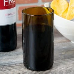Arcoroc FJ062 16 Oz. Customizable Amber Wine Bottle Tumbler By Arc Cardinal - 12/Case