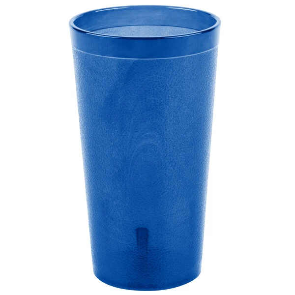 Carlisle 521647 Stackable 16 Oz. Royal Blue SAN Plastic Tumbler - 72/Case 2 Carlisle 521647 Stackable 16 Oz. Royal Blue SAN Plastic Tumbler - 72/Case - Image 2