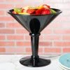 GET Enterprises GET SW-1419-BK 48 Oz. Black SAN Plastic Super Martini Glass - 3/Case