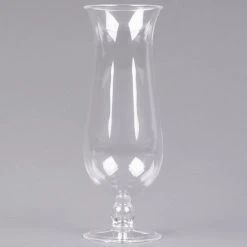 GET Enterprises GET HUR-20-CL Cheers 20 Oz. Customizable Plastic Hurricane Glass - 24/Case -Acopa shop 1193576