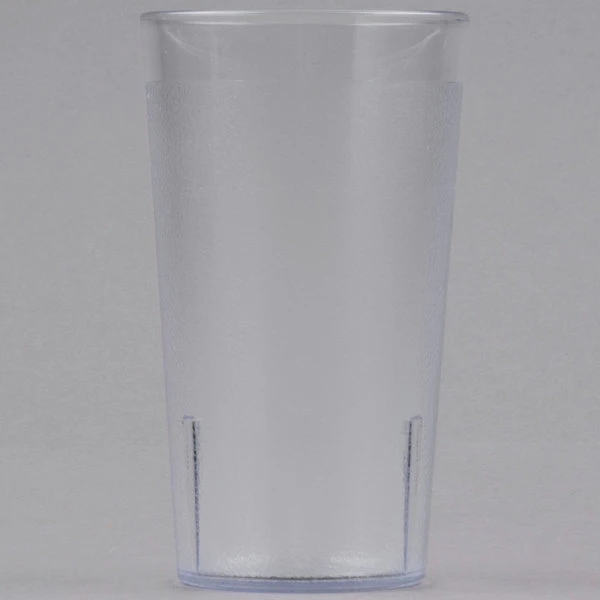 Cambro 1200P152 Colorware 12.6 Oz. Clear Customizable SAN Plastic Tumbler - 6/Pack - Image 2
