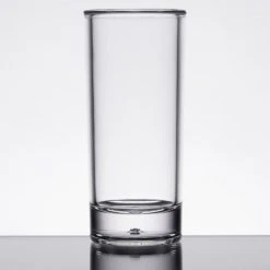 GET Enterprises GET SW-1408-1-CL 3 Oz. Customizable SAN Plastic Shooter / Dessert Shot Glass - 24/Case 4 GET Enterprises GET SW-1408-1-CL 3 Oz. Customizable SAN Plastic Shooter / Dessert Shot Glass - 24/Case -Acopa shop 1196998
