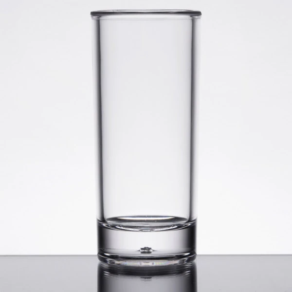 GET Enterprises GET SW-1408-1-CL 3 Oz. Customizable SAN Plastic Shooter / Dessert Shot Glass - 24/Case 2 GET Enterprises GET SW-1408-1-CL 3 Oz. Customizable SAN Plastic Shooter / Dessert Shot Glass - 24/Case - Image 2