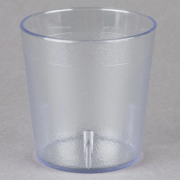 Cambro 900P152 Colorware 9.7 Oz. Clear Customizable SAN Plastic Tumbler - 72/Case 2 Cambro 900P152 Colorware 9.7 Oz. Clear Customizable SAN Plastic Tumbler - 72/Case - Image 2