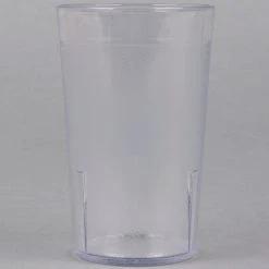Alternative view of Cambro 950P152 Colorware 9.8 Oz. Clear Customizable SAN Plastic Tumbler - 6/Pack