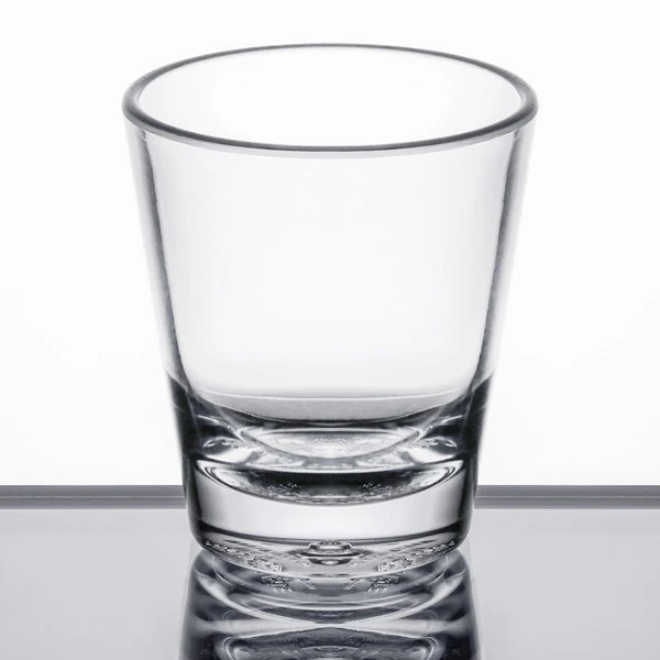 Carlisle 560107 Alibi 1.5 Oz. SAN Plastic Shot Glass - 24/Case 2 Carlisle 560107 Alibi 1.5 Oz. SAN Plastic Shot Glass - 24/Case - Image 2