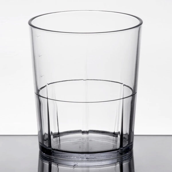 Cambro LDT9152 Lido 9 Oz. Clear SAN Plastic Tumbler - 36/Case 2 Cambro LDT9152 Lido 9 Oz. Clear SAN Plastic Tumbler - 36/Case - Image 2