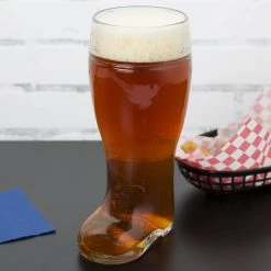Stolzle 09735/808047 Biersiefel 35 Oz. Beer Boot Glass - 6/Case