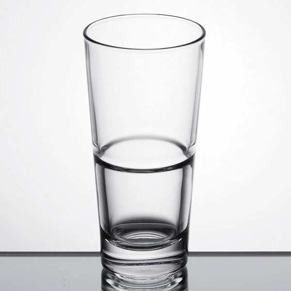 Libbey 15714 Endeavor 14 Oz. Customizable Stackable Beverage Glass - 12/Case - Image 3