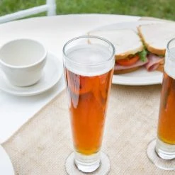 Libbey 3828 Catalina 12 Oz. Customizable Footed Pilsner Glass - 24/Case -Acopa shop 1358287