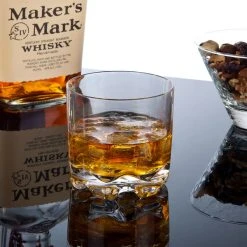 Thunder Group PLTHRG008C 8.5 Oz. Plastic Heavy Base Classic Rocks / Old Fashioned Glass