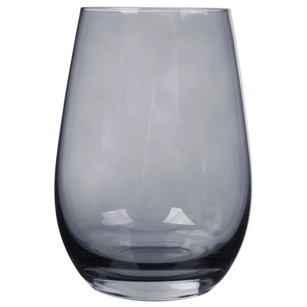 Stolzle S3527812E Elements 16.5 Oz. Smoky Grey Stemless Wine Glass / Tumbler - 24/Case - Image 2