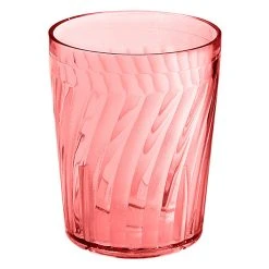 GET Enterprises GET 2206-1-R Tahiti 6 Oz. Red Customizable SAN Plastic Tumbler - 72/Case