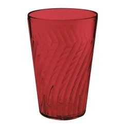 GET Enterprises GET 2224-1-R Tahiti 24 Oz. Red Customizable SAN Plastic Tumbler - 72/Case