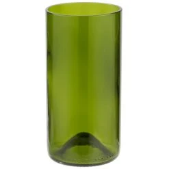 Libbey 97284 16 Oz. Customizable Green Repurposed Wine Bottle Tumbler - 12/Case -Acopa shop 1473382