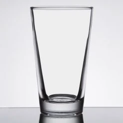 Alternative view of Libbey Restaurant Basics 14 Oz. Customizable Rim Tempered Mixing Glass - 24/Case