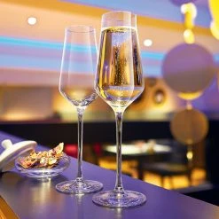 Chef & Sommelier J8907 Reveal' Up 8 Oz. Customizable Soft Flute Glass By Arc Cardinal - 24/Case -Acopa shop 1589700