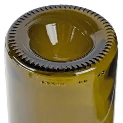 Libbey 97280 12 Oz. Customizable Dark Olive Repurposed Wine Bottle Tumbler - 12/Case -Acopa shop 1615435