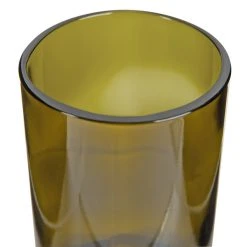 Libbey 97280 12 Oz. Customizable Dark Olive Repurposed Wine Bottle Tumbler - 12/Case -Acopa shop 1615439