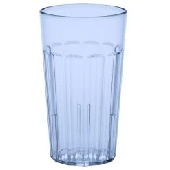 Cambro NT12401 Newport 12.6 Oz. Slate Blue Customizable SAN Plastic Tumbler - 36/Case