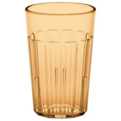 Cambro NT8153 Newport 7.7 Oz. Amber Customizable SAN Plastic Tumbler - 36/Case