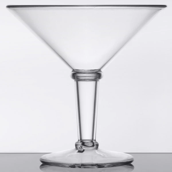 GET Enterprises GET SW-1419-1-SAN-CL 48 Oz. SAN Plastic Super Martini Glass 2 GET Enterprises GET SW-1419-1-SAN-CL 48 Oz. SAN Plastic Super Martini Glass - Image 2