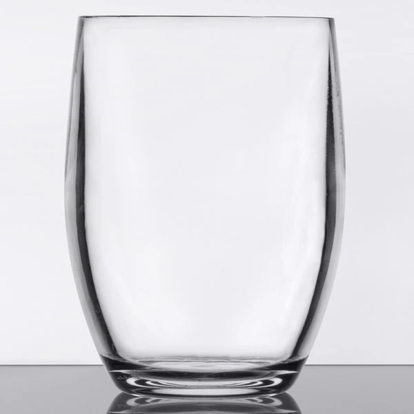 GET Enterprises GET SW-1461-CL 12 Oz. Customizable SAN Plastic Stemless Wine Glass - 24/Case 2 GET Enterprises GET SW-1461-CL 12 Oz. Customizable SAN Plastic Stemless Wine Glass - 24/Case - Image 2