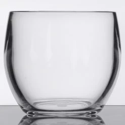 GET Enterprises GET SW-1460-CL 8 Oz. Customizable SAN Plastic Stemless Wine Glass - 24/Case 3 GET Enterprises GET SW-1460-CL 8 Oz. Customizable SAN Plastic Stemless Wine Glass - 24/Case -Acopa shop 1692851