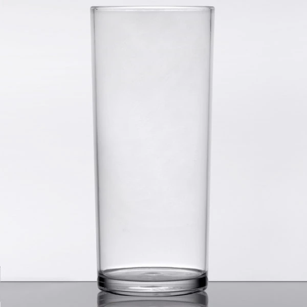 GET Enterprises GET H-16-1-SAN-CL Cheers 16 Oz. Customizable Clear SAN Plastic Highball Glass - 24/Case 2 GET Enterprises GET H-16-1-SAN-CL Cheers 16 Oz. Customizable Clear SAN Plastic Highball Glass - 24/Case - Image 2