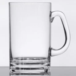 GET Enterprises GET SW-1464-CL 20 Oz. Customizable Tritan Plastic Beer Mug - 24/Case -Acopa shop 1692935