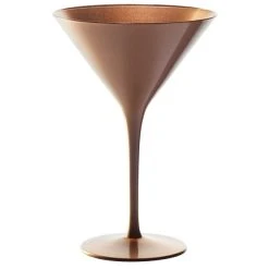 Alternative view of Stolzle 1400025T/2585 Glisten 8.5 Oz. Copper Martini Glass - 6/Case