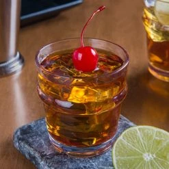 Libbey 92428 Infinium Wake 7 Oz. Tritan Plastic Stackable Rocks / Old Fashioned Glass - 12/Case