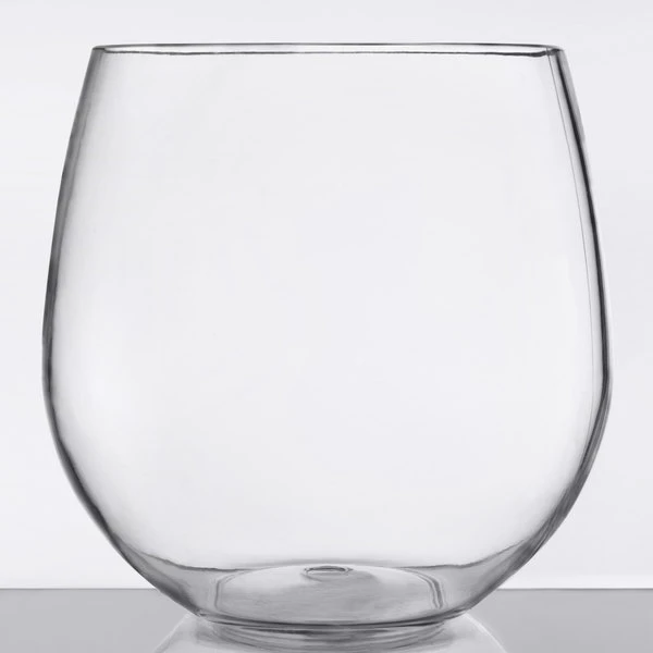 Libbey 92427 Infinium 16.75 Oz. Tritan Plastic Stemless Red Wine Glass - 12/Case 2 Libbey 92427 Infinium 16.75 Oz. Tritan Plastic Stemless Red Wine Glass - 12/Case - Image 2