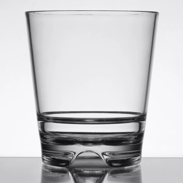 Libbey 92404 Infinium 12 Oz. Tritan Plastic Stackable Double Rocks / Old Fashioned Glass - 12/Case - Image 2