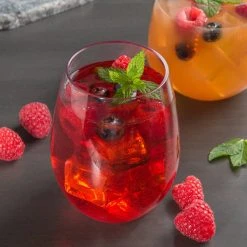 Libbey 92426 Infinium 15 Oz. Tritan Plastic Stemless Wine Glass - 12/Case
