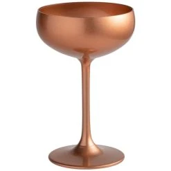 Alternative view of Stolzle 2730008T/2585 Glisten 8 Oz. Copper Coupe Glass - 6/Case