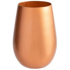 Alternative view of Stolzle 3520012T/2585 Glisten 16.5 Oz. Copper Stemless Wine Glass / Tumbler - 6/Case