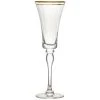 10 Strawberry Street Kate 8 Oz. Gold Rimmed Champagne Flute - 4/Pack