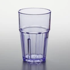 GET Enterprises GET 9910-1-BL Bahama 10 Oz. Blue Customizable SAN Plastic Tumbler - 72/Case -Acopa shop 1849572