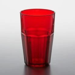 Alternative view of GET Enterprises GET 9910-1-R Bahama 10 Oz. Red Customizable SAN Plastic Tumbler - 72/Case