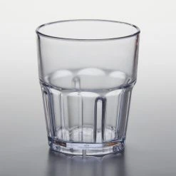 GET Enterprises GET 9912-1-CL Bahama 12 Oz. Clear Customizable SAN Plastic Tumbler - 72/Case -Acopa shop 1849592