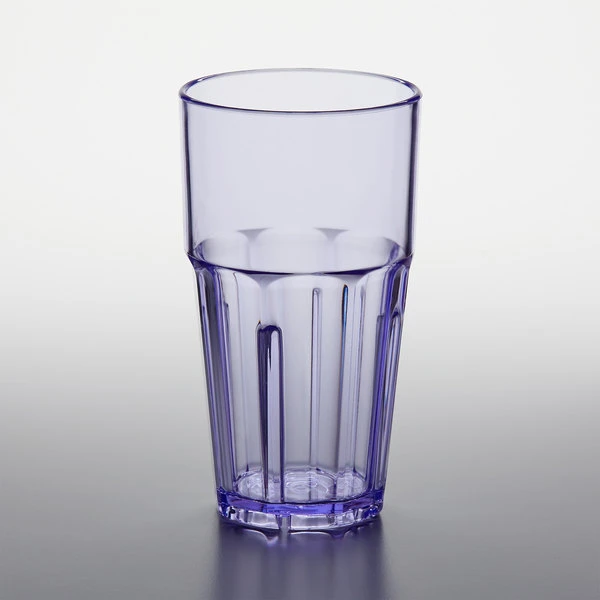 GET Enterprises GET 9916-1-BL Bahama 16 Oz. Blue Customizable SAN Plastic Tumbler - 72/Case 2 GET Enterprises GET 9916-1-BL Bahama 16 Oz. Blue Customizable SAN Plastic Tumbler - 72/Case - Image 2
